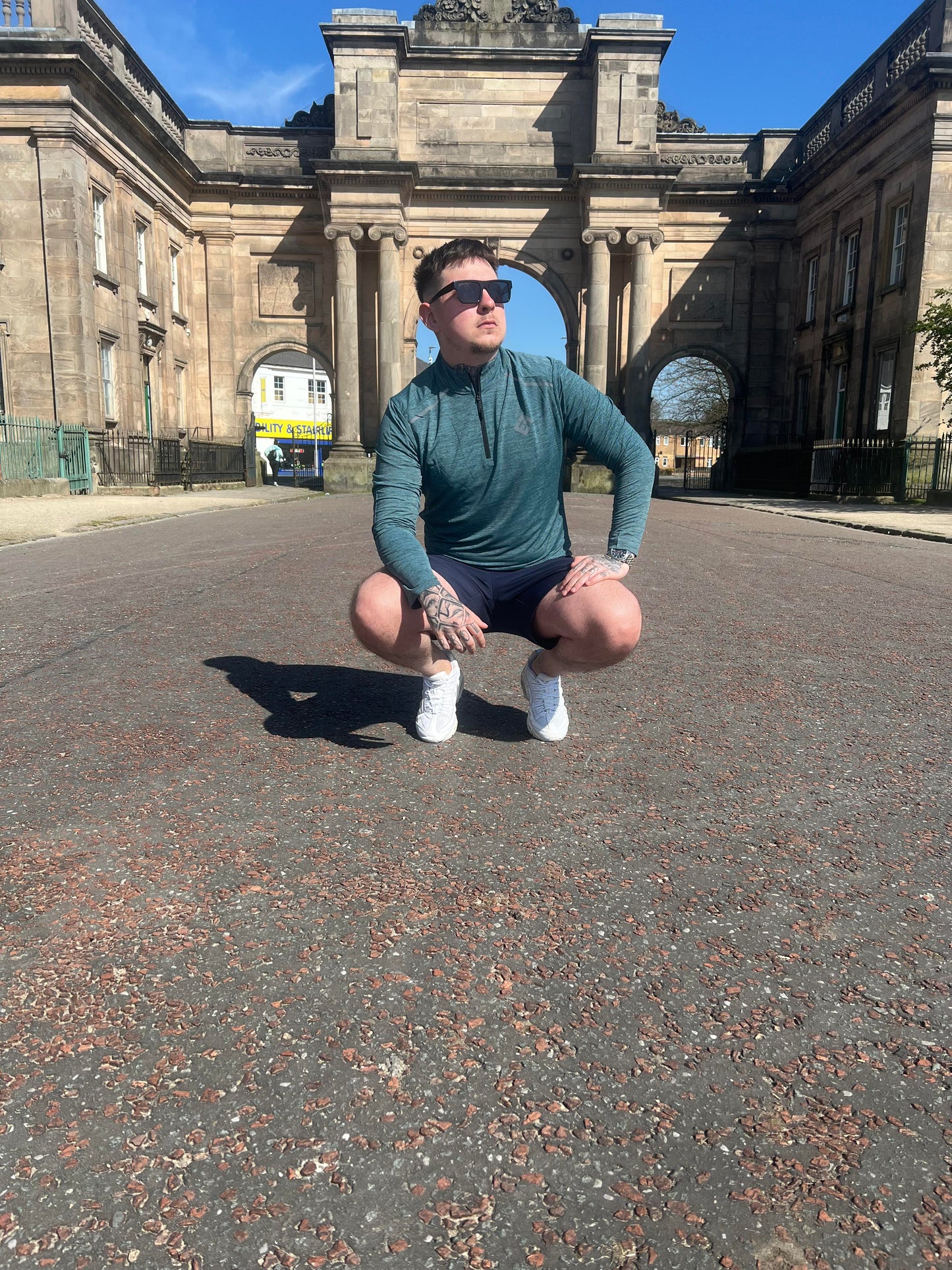 Flex Active 1/4 Zip - Teal