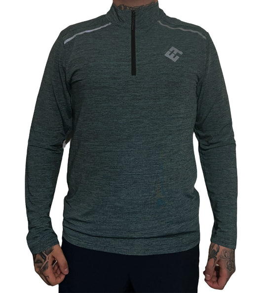 Flex Active Quater Zip - Teal