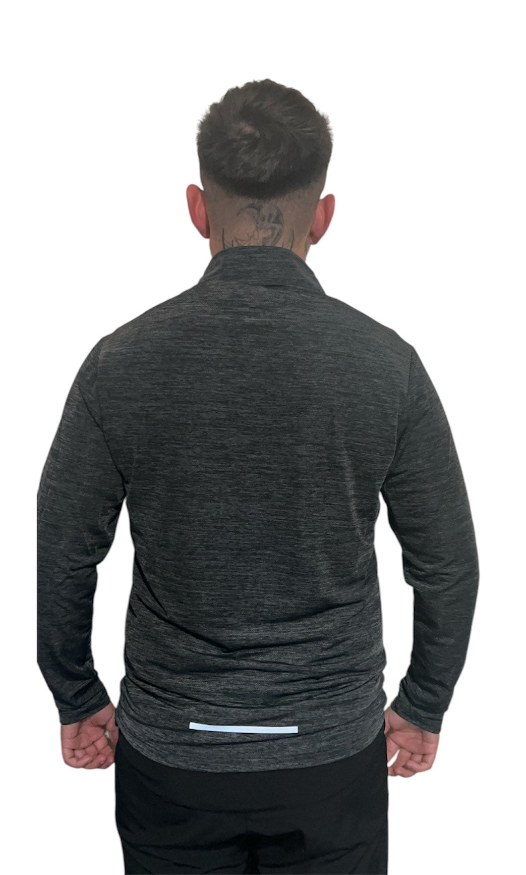 Flex Active Quarter Zip - Black/Grey