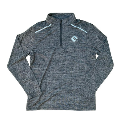 Flex Active 1/4 Zip - Black/Grey